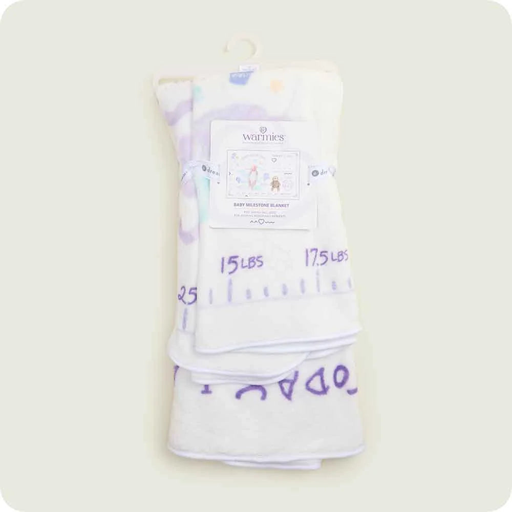 Baby Milestone Blanket Warmies