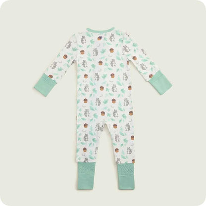 Gray Squirrel Footie Pajamas