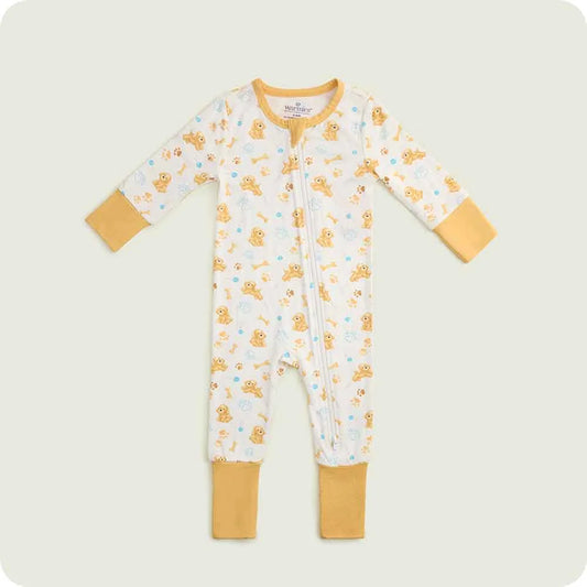 Golden Dog Footie Pajamas