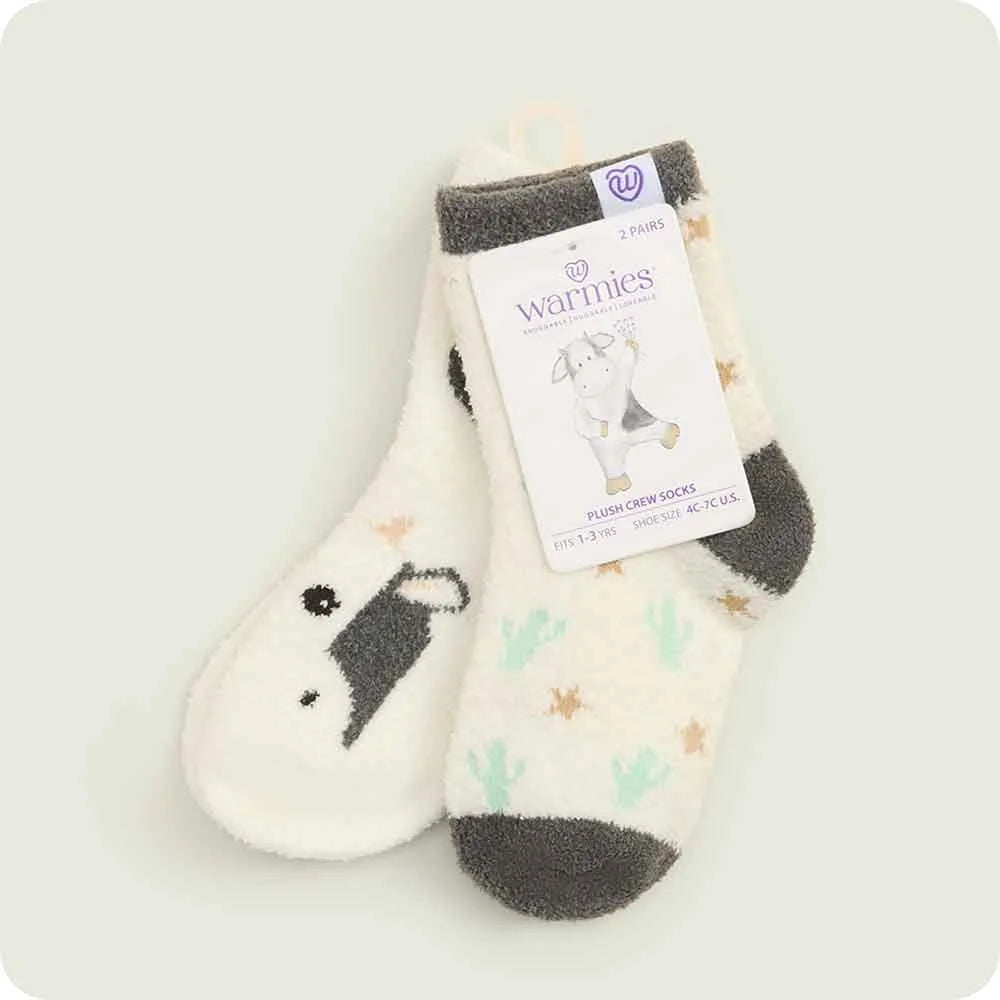 Black and White Cow Kids Sock Set