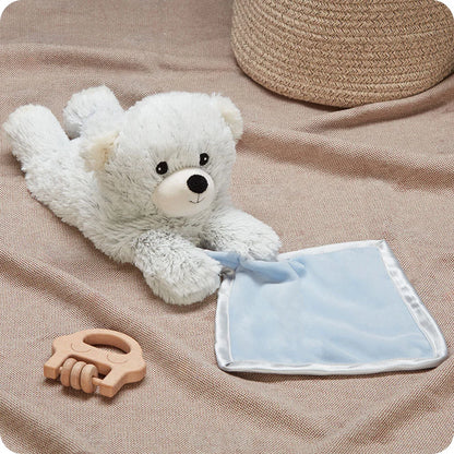 Marshmallow Bear Security Blanket Warmies