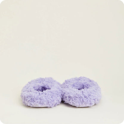 Curly Purple Slippers Warmies®