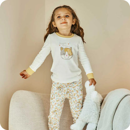 Calico Cat Long Pajamas