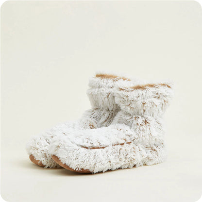 Marshmallow Brown Boots Warmies®