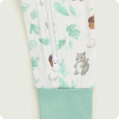 Gray Squirrel Footie Pajamas