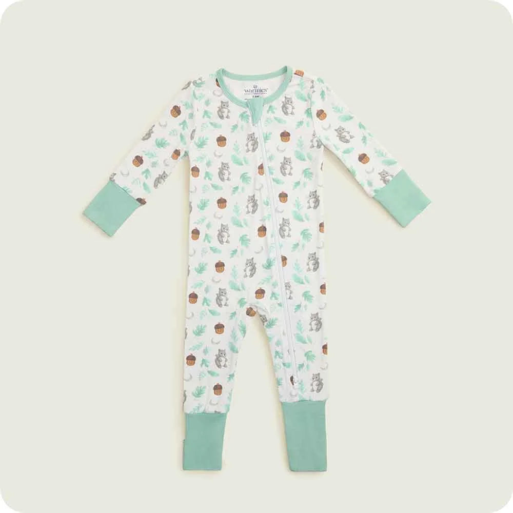 Gray Squirrel Footie Pajamas