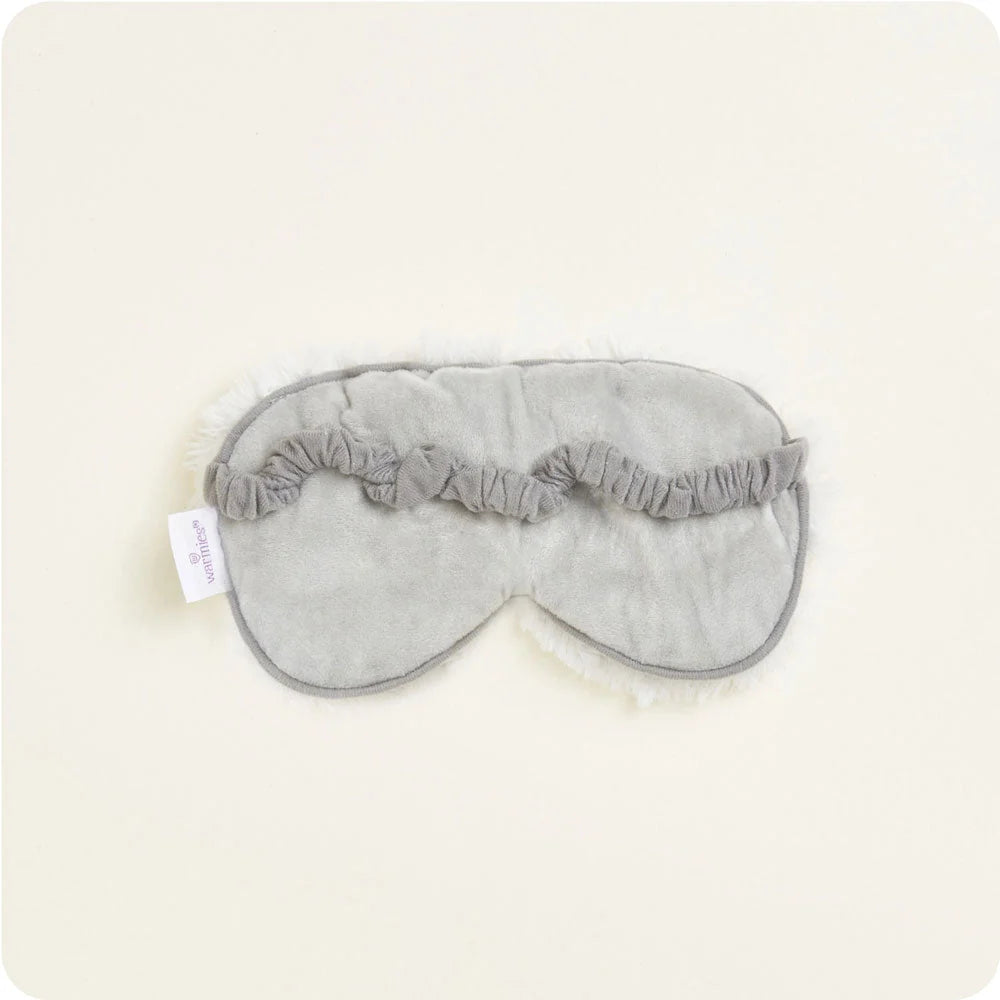 Marshmallow Gray Eye Mask Warmies