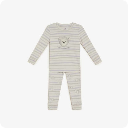 Marshmallow Bear Long Pajamas
