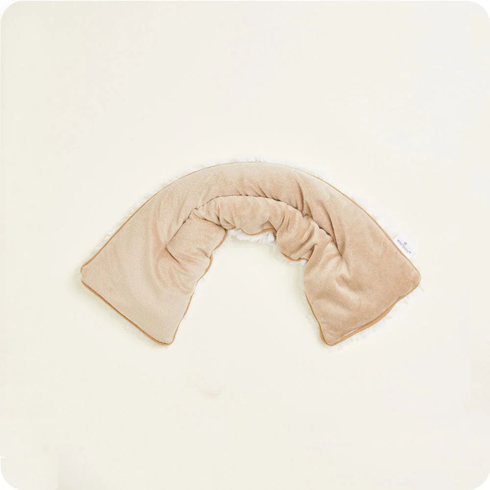 Marshmallow Brown Neck Wrap Warmies