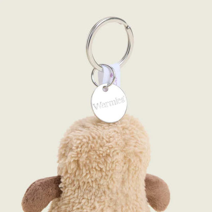 Peanut Warmies Mini Bag Charm