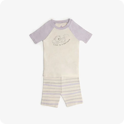 Marshmallow Bear Shorties Pajamas