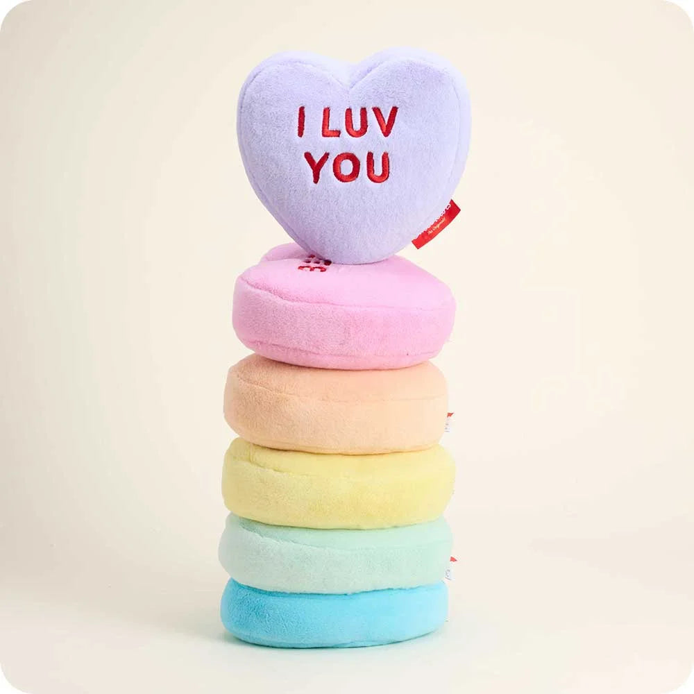 Sweethearts Green XOXO Heart Warmies
