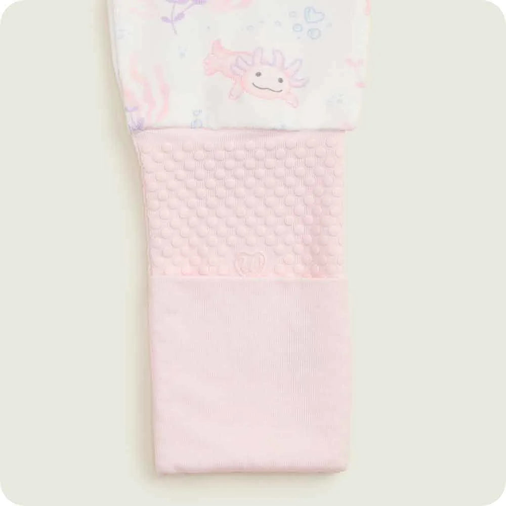 Pink Axolotl Footie Pajamas